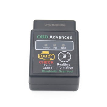 Mini ELM327 V1.5 Bluetooth HH OBD Advanced OBDII OBD2 ELM 327 Auto Diagnostic Car Diagnostic Scanner Code Reader Code Scanner