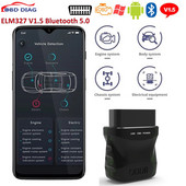 ELM327 Bluetooth obd2 auto mootori veakoodi lugeja Obd skanner elm 327 V1.5 EOBD diagnostikaskanner IOS/Android/PC jaoks tasuta kohaletoimetamine