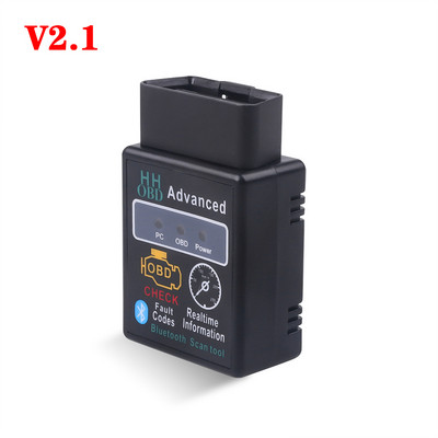 Kaasaskantav auto OBD2 skanner Bluetooth Elm327 automaatdiagnostika tööriist V1.5/V2.1 OBDII skanneri koodilugeja tööriist Auto mootori kontroll