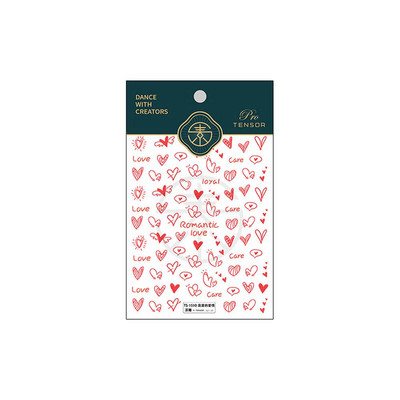 Liimitav inglise tähestiku maniküüri tarvikud Südameküünte kleebised Inglise tähed Küünekleebised Küünekaunistused