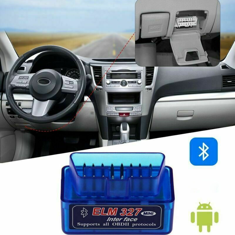 Super Mini ELM327 V2.1 Bluetooth kompatibilan OBD skener na Android prozoru Alat za dijagnostiku automobila Detekcija grešaka OBD II čitač kodova