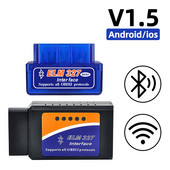 Scanare OBD2 ELM327 Instrument de citire de cod pentru detector automat V1.5 WIFI Bluetooth OBD 2 pentru Android IOS Instrument de diagnosticare a mașinii pentru toate instrumentele de reparații auto