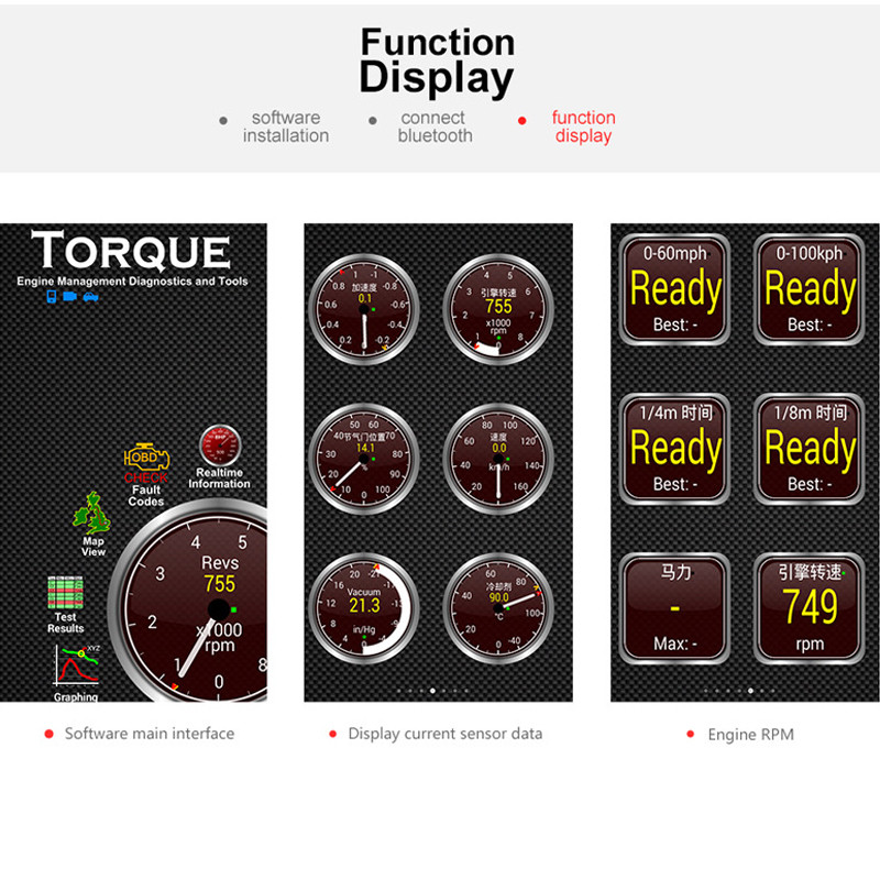 OBD2 skanner ELM327 autodiagnostika detektori koodilugeja tööriist V2.1 WIFI Bluetooth OBD 2 iOS-i Androidi automaatse skannimise remonditööriistadele
