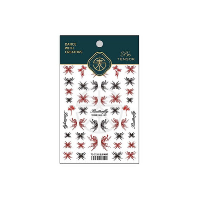 Mood Lehed Liblikad Orhideed Küüntekaunistused Lilled Küünekleebised Maniküüri Aksessuaarid Küünekleebised