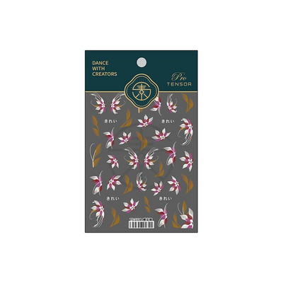 Mood Lehed Liblikad Orhideed Küüntekaunistused Lilled Küünekleebised Maniküüri Aksessuaarid Küünekleebised