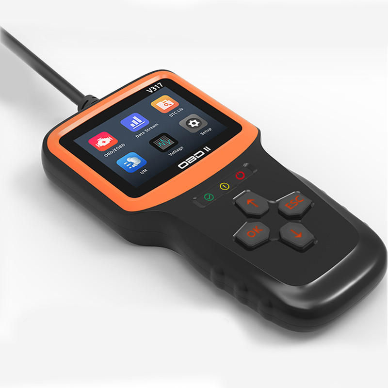 OBD II EOBD kódolvasó V317/V309 autódiagnosztikai eszköz teszt gépjármű hibaérzékelő
