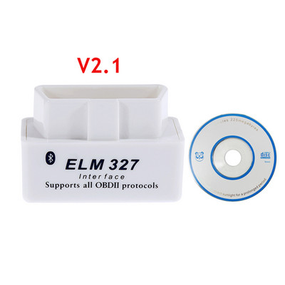 Mini Elm327 Obd2 skener Bluetooth-kompatibilan V1.5/2.1 Auto skener Alat za čitanje kodova Alat za dijagnostiku automobila Alati za popravak za Android