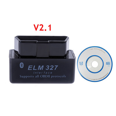Mini Elm327 Obd2 skener Bluetooth-kompatibilan V1.5/2.1 Auto skener Alat za čitanje kodova Alat za dijagnostiku automobila Alati za popravak za Android