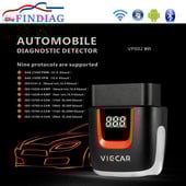 Najnoviji Viecar V2.2 ELM 327 Bluetooth 4.0 WIFI Type-c PIC18F25K80 OBD2 Alat za automatsku dijagnostičku šifru Viecar ELM327 za IOS/Android