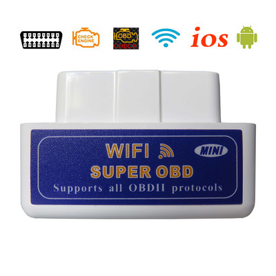Skener ELM-327 OBD2 pre auto ELM327 WiFi V1.5 Autodiagnostické nástroje ELM 327 V 1.5 Wi-Fi OBD 2 Čítačky kódov - skener pre iOS
