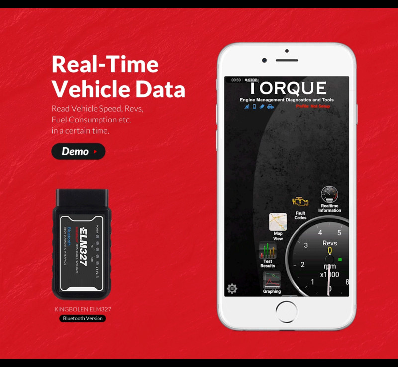 ELM327 WiFi/Bluetooth V1.5 PIC18F25K80 lustas ELM 327 V 1.5 ICAR2 OBDSCAN OBDII diagnostikos įrankio taisymo priedai, skirti Android/IOS