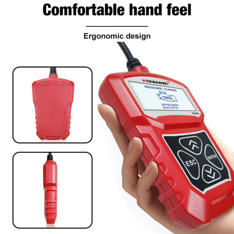 Mitmekeelsed EOBD OBD2 autodiagnostika tööriistad CAN-skanneri koodilugeja Honda Accord Odyssey Civic CR-V Fitsaloon City CR-Z jaoks