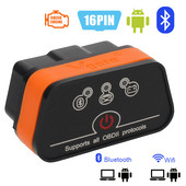 WIFI/Bluetooth Vgate Icar2 automatikus diagnosztikai eszköz Android kódolvasóhoz autódiagnosztikai szkenner ELM327 OBD2