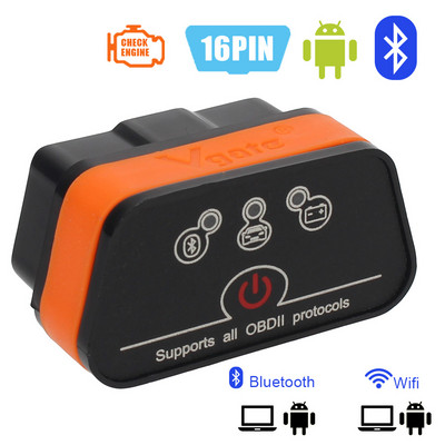 WIFI/Bluetooth Vgate Icar2 automatikus diagnosztikai eszköz Android kódolvasóhoz autódiagnosztikai szkenner ELM327 OBD2