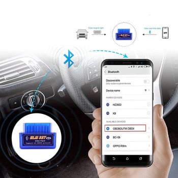 Super Mini V2.1 Hardware ELM327 Bluetooth Car Faut Code Reader and Cleaner Auto Scanner 5.1 Bluetooth Car Fault Detection