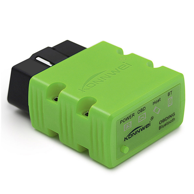 Uus Konnwei KW902 ELM327 V1.5 PIC18F25K80 Bluetooth OBD2 skanner OBD2 täielikud protokollid töötavad ICAR2 adapterina OBDII diagnostikatööriist