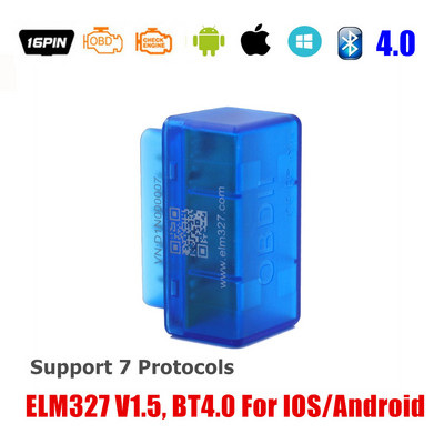 ELM327 Bluetooth Torque για Διαγνωστικό καλώδιο αυτοκινήτου Android/IOS ELM 327 V2.1 OBD2 Code Readers BT 4.0 Scan Tools Multi-Language