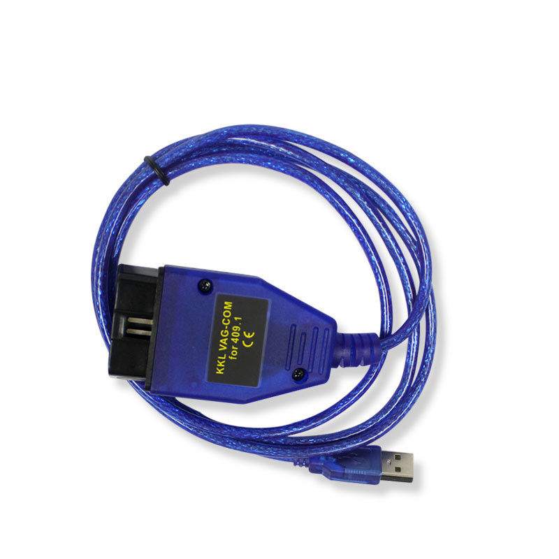 Instrument de diagnosticare auto Cablu USB VAG409.1 Cablu OBD2 Vag 409 pentru Volkswagen VW Passat Jetta Golf Touareg VAG-COM_KKL409 Scanner USB