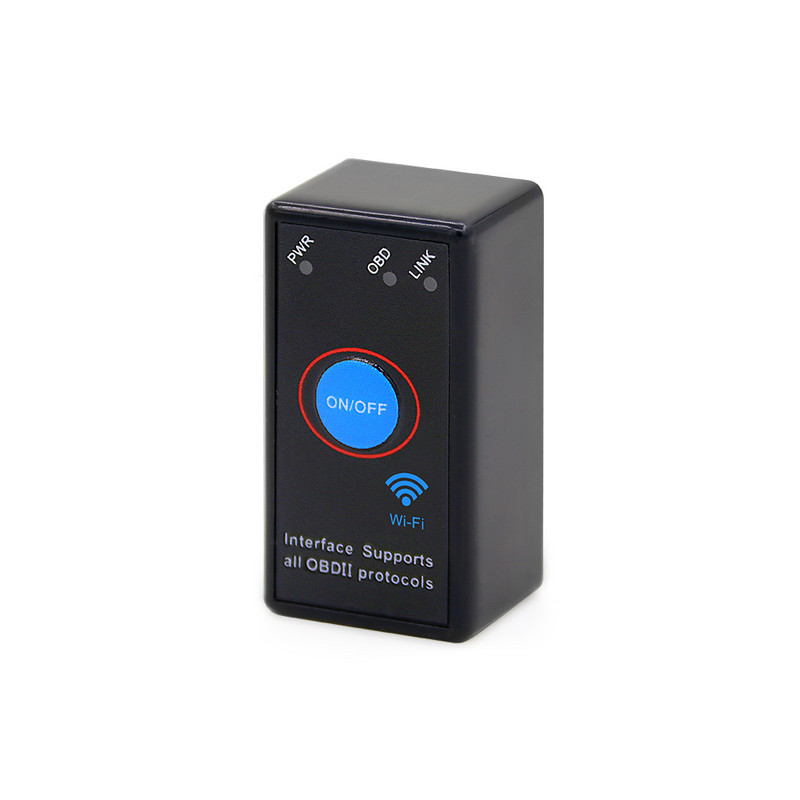OBDII sõiduki diagnostika IOS/Android ELM327 Icar2 OBD2 skanner ELM327 WiFi/BT PIC18F25K80 kiip V1.5 Toide sisse/välja lülitiga 4MHz