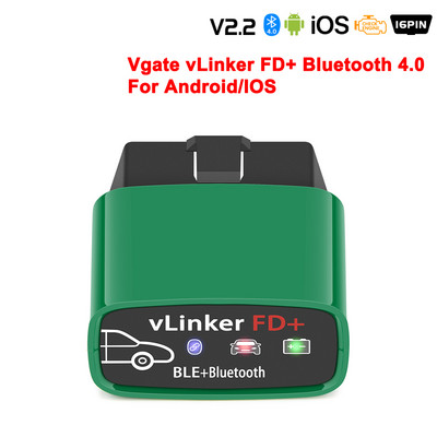 Vgate vLinker FD ELM327 FORScan pentru Ford wifi Bluetooth 4.0 pentru IOS ELM 327 OBD2 Instrument de diagnosticare auto OBD 2 Scanner J2534