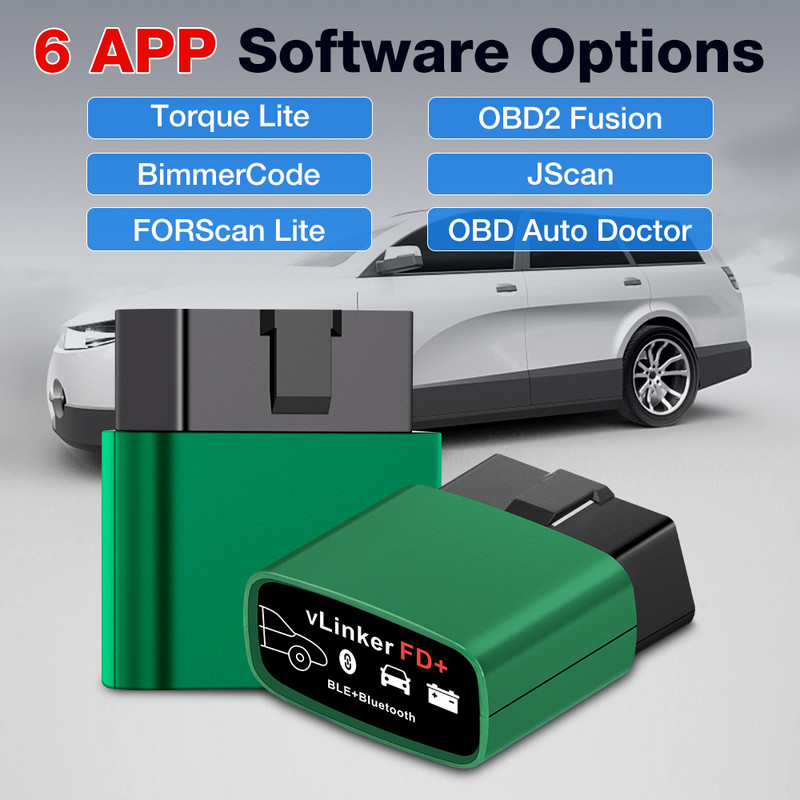 Vgate vLinker FD ELM327 FORScan za Ford wifi Bluetooth 4.0 za IOS ELM 327 OBD2 auto dijagnostički alat OBD 2 skener J2534