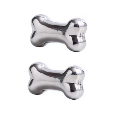 2/1 vnt 3D kaulų modeliavimo aušintuvas 304 nerūdijančio plieno ledo kubelis raudonojo vyno viskio degtinės šalto gėrimo šaldymo įrankiai