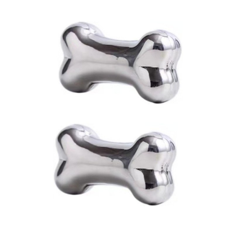 2/1 vnt 3D kaulų modeliavimo aušintuvas 304 nerūdijančio plieno ledo kubelis raudonojo vyno viskio degtinės šalto gėrimo šaldymo įrankiai