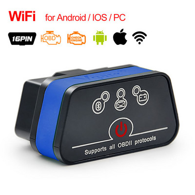 Vgate iCar2 ELM327 V2.1 OBD OBD2 WIFI Bluetooth skener dijagnostički alat WI-FI adapter ELM 327 V 2.1 OBDII iCar 2 II WIFI skeniranje