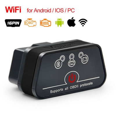 Vgate iCar2 ELM327 V2.1 OBD OBD2 WIFI Bluetooth skener dijagnostički alat WI-FI adapter ELM 327 V 2.1 OBDII iCar 2 II WIFI skeniranje