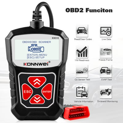 Scaner OBD2 pentru Auto OBD 2 Instrument de diagnosticare a scanerului auto Instrumente de scanare auto Limba rusă PK Elm327 Instrumente inteligente