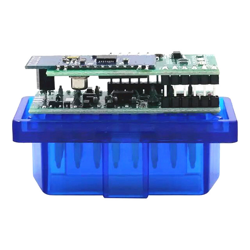 Topelt PCB ELM327 V1.5 Auto BT OBD2 skanner PIC18F25K80 koodilugeja tööriist Autodiagnostika tööriist Super MINI ELM 327 Androidile