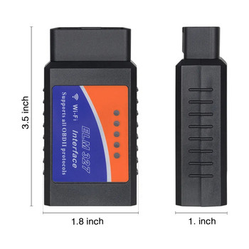 ELM327 V1.5 OBD2 Scanner PIC18F25K80 Chip Wifi ELM 327 WIFI 1.5 Car Diagnostic Tool for Android/IOS/Windows Δωρεάν παράδοση