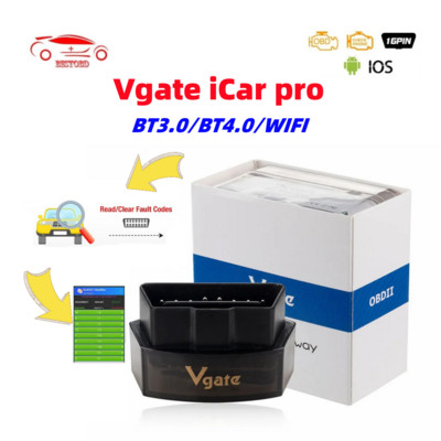 Vgate iCar2 WIFI Bluetooth V2.2 icar pro V2.3 Σαρωτής ανάγνωσης κωδικών αυτοκινήτου OBD2 OBD 2Car Διαγνωστικό εργαλείο για Android/IOS PK ELM327