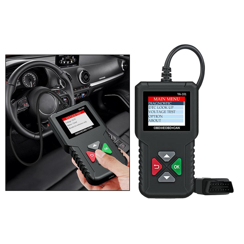 12V Plug&Play autós autóipari OBD2 szkenner kódolvasó autódiagnosztikai eszköz