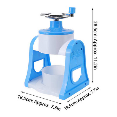 Nešiojamas rankinis ledo smulkintuvo formos rankinis švaistiklis Rankinis ledo smulkintuvas Skustas ledo aparatas iš nerūdijančio plieno ašmenų smulkinimo ledo šlifavimo mašina