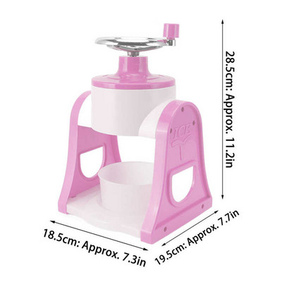 Nešiojamas rankinis ledo smulkintuvo formos rankinis švaistiklis Rankinis ledo smulkintuvas Skustas ledo aparatas iš nerūdijančio plieno ašmenų smulkinimo ledo šlifavimo mašina