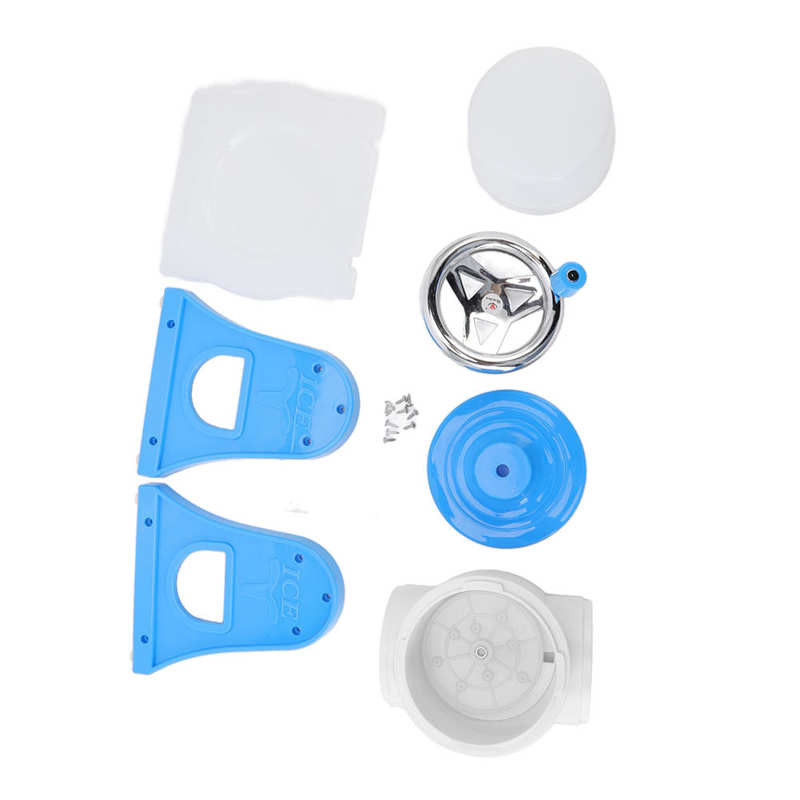 Nešiojamas rankinis ledo smulkintuvo formos rankinis švaistiklis Rankinis ledo smulkintuvas Skustas ledo aparatas iš nerūdijančio plieno ašmenų smulkinimo ledo šlifavimo mašina