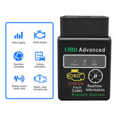 OBD2 autódiagnosztikai eszközök Bluetooth-kompatibilis V5.1 V2.1 kódolvasó eszköz vezeték nélküli automatikus hibaérzékelő Windows 7/8 Android rendszerhez