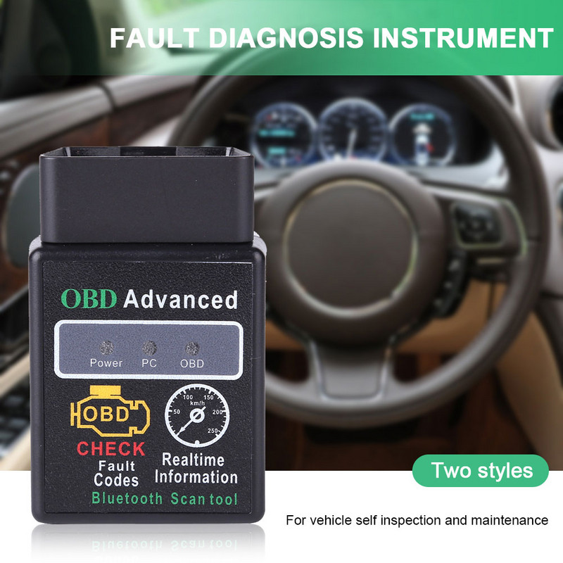 OBD2 autódiagnosztikai eszközök Bluetooth-kompatibilis V5.1 V2.1 kódolvasó eszköz vezeték nélküli automatikus hibaérzékelő Windows 7/8 Android rendszerhez