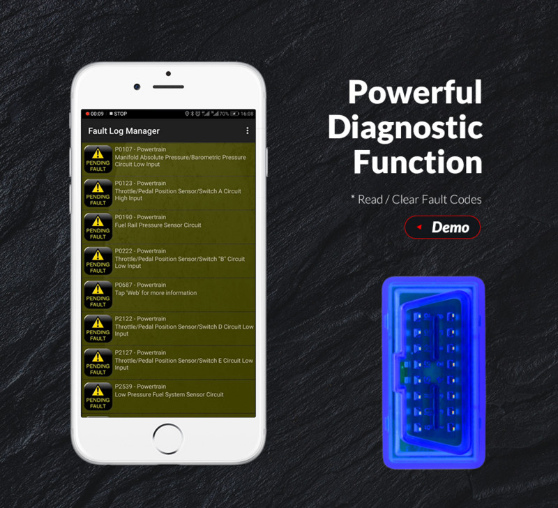 Mini ELM327 V1.5 PIC18F25K80 ELM 327 V1.5 za Android OBD2 bežični ELM327 OBD2 skener obd 2 obd2 auto dijagnostički alat