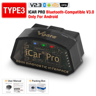 „Vgate iCar Pro ELM327 V2.3 Bluetooth 4.0 WIFI OBD 2 OBD2“ automobilių diagnostikos įrankių nuskaitymas ELM 327 automatinės diagnostikos įrankis, skirtas IOS / Android