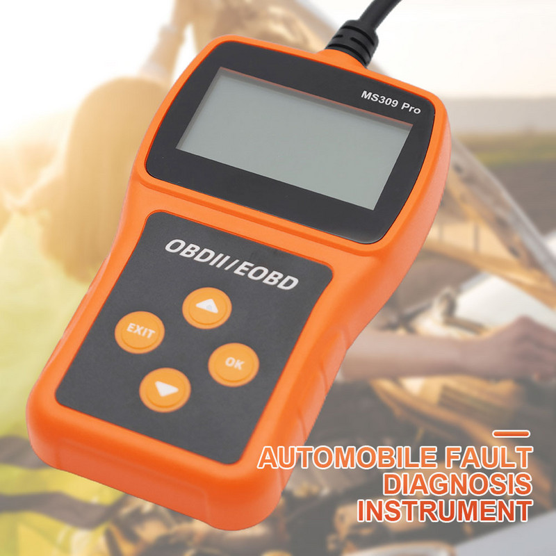 MS309 Pro Battery Tester Ανιχνευτής σφαλμάτων αυτοκινήτου OBD2 EOBD Scanner Code Reader Auto Engine Diagnostic Scan Tool with Multi-Languages