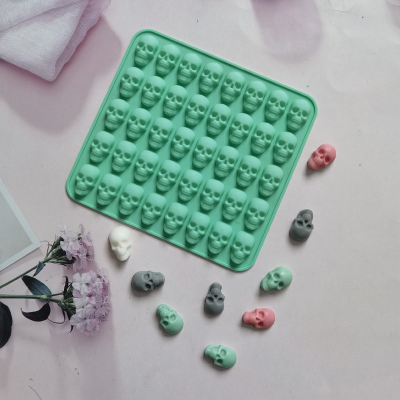 Silikonski kalup za kockice leda s 40 rupa DIY Bar Party Cool Whiskey Kalup za čokoladni sapun Kuhinjski alat za izradu kalupa za fondan za torte