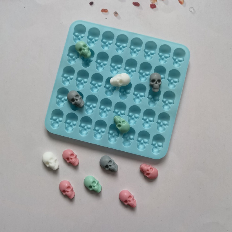 Silikonski kalup za kockice leda s 40 rupa DIY Bar Party Cool Whiskey Kalup za čokoladni sapun Kuhinjski alat za izradu kalupa za fondan za torte