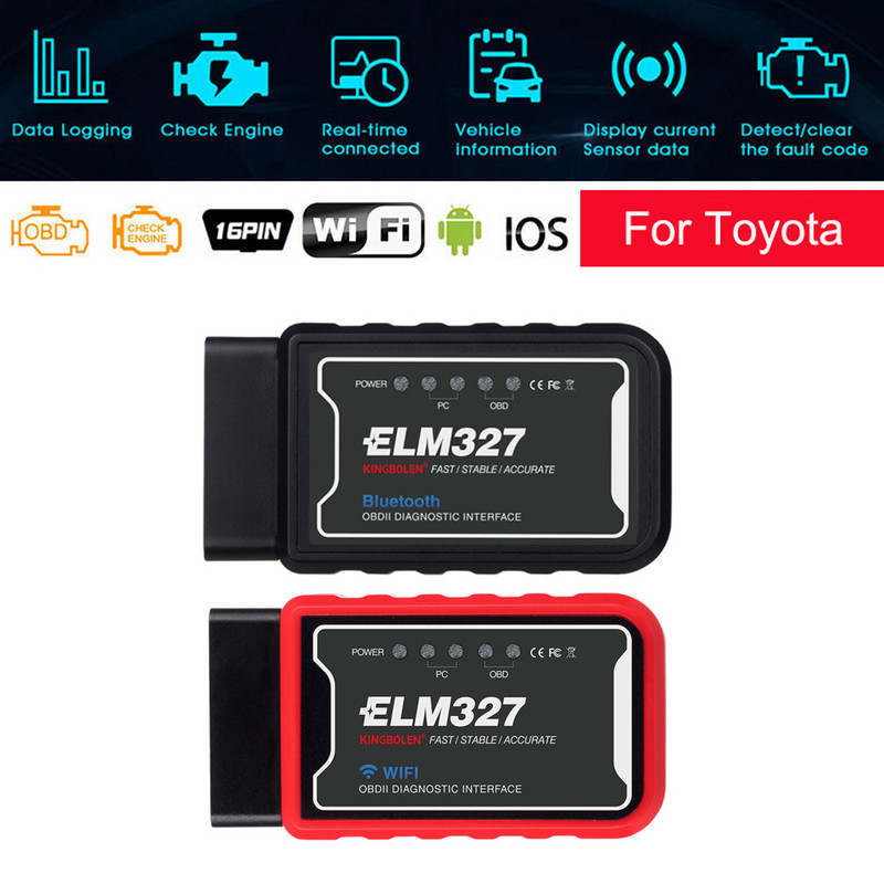 ELM327 Alati za dijagnostiku automobila WIFI OBD2 skener za HUMMER GMC Chevrolet FORD VOLVO TOYOTA Hyundai Honda KIA AUDI VW BMW skener