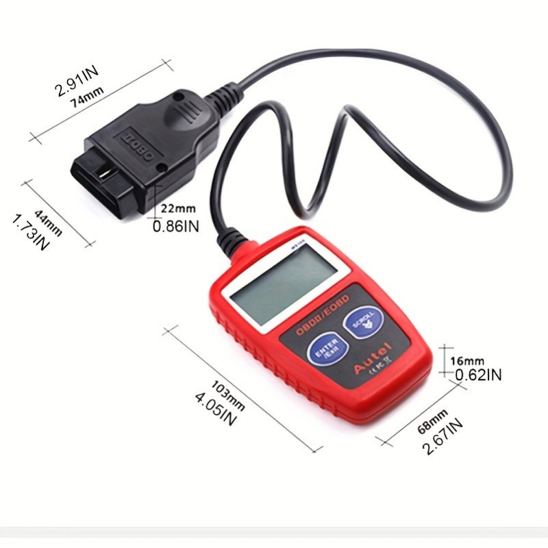 MS309 universalus OBD2 skaitytuvas Patikrinkite variklio gedimų kodų skaitytuvą, gedimų kodus išvalykite CVN diagnostikos nuskaitymo įrankį LX0E