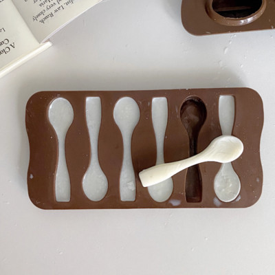 Aukštos kokybės silikono kavos pupelių ledo kubelio grotelės kakavos pupelių ledo kubelio kūrybingas šaldyto ledo bloko ledų formos dizainas