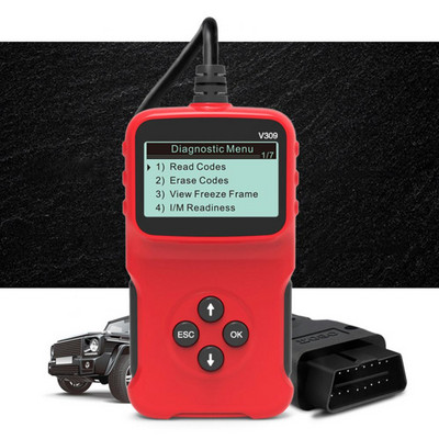 Scaner de diagnosticare a erorilor V309 Cititor de coduri Auto OBD OBD2 ELM327 Instrument de verificare