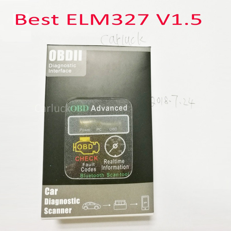 HH OBD ELM327 V1.5 Alat za automatsku dijagnostiku Bluetooth ELM327 V2.1 V1.5 Čitač kodova Podrška za sve OBD2 protokole za Android