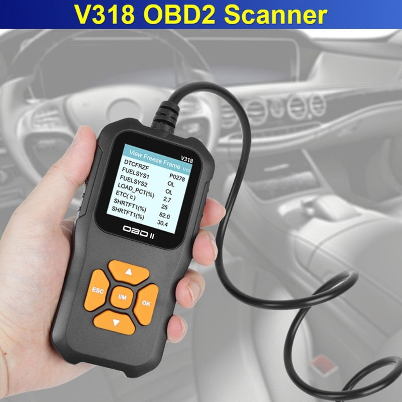 Universalus OBD2 diagnostinis skaitytuvas nuskaito automobilio informaciją Variklio gedimo kodų skaitytuvas L9BC